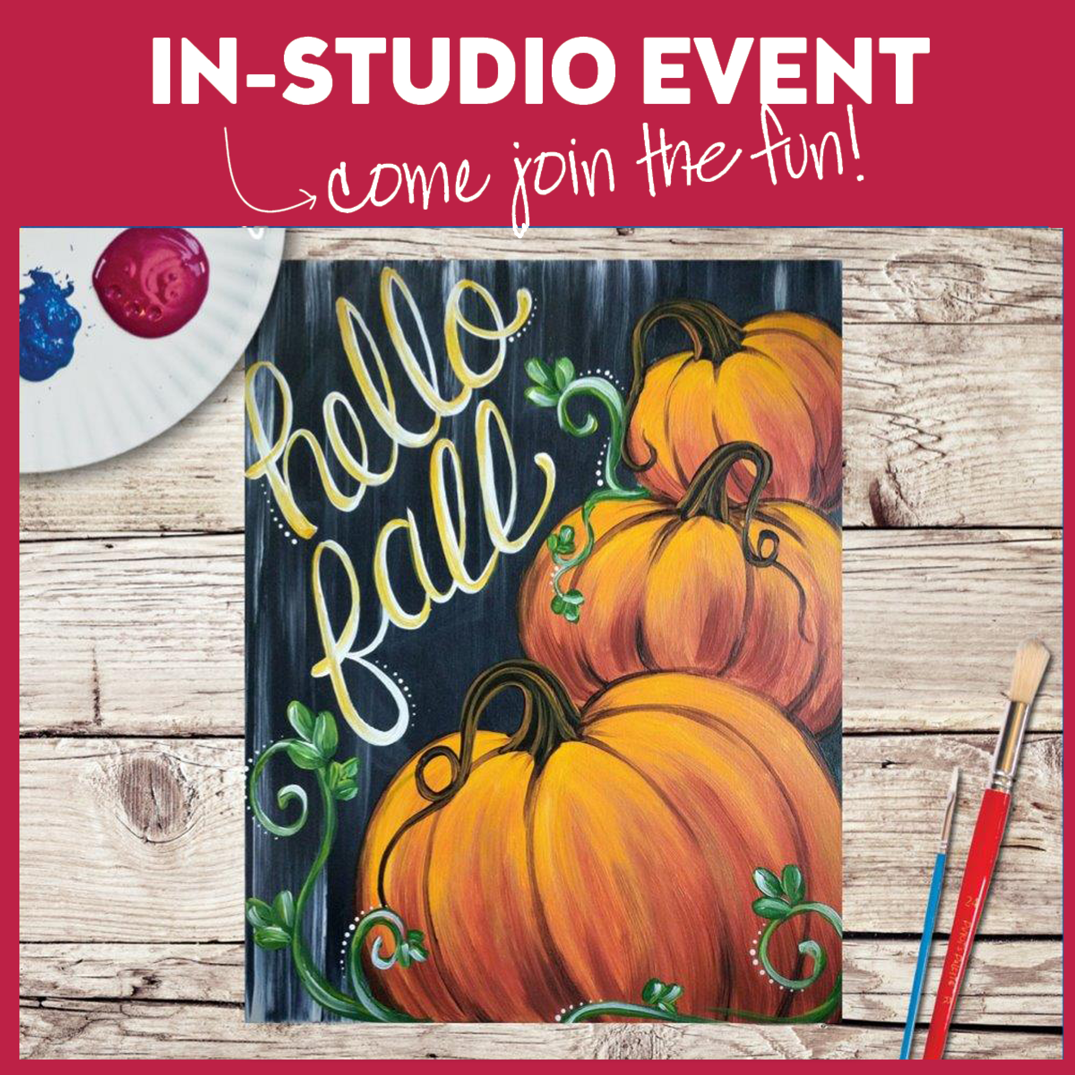 IN-STUDIO EVENT-RUSTIC FALL PUMPKINS